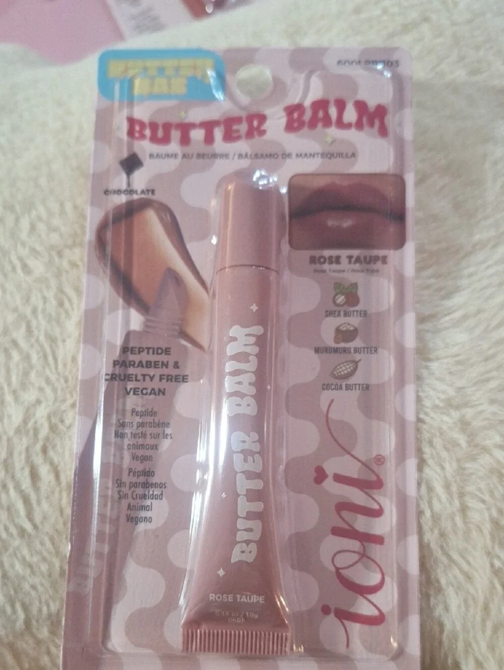 Ioni Butter Balm Lip Treatment Berry Jam, Rose Taupe, Lemon Twist + 3 Lip Liners